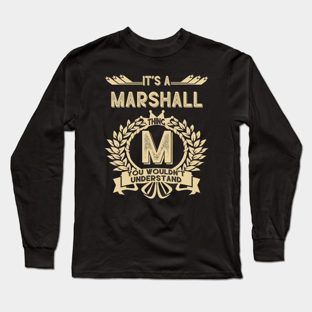 Marshall Long Sleeve T-Shirt by Ban Guns Not Books- Typography fullcolor
